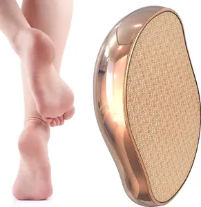 Kualitas tinggi nano kikir kaki kaca manikur dan pedikur alat penghilang kalus untuk kaki menghilangkan kulit keras dan mati