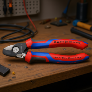 Cortador de Cables Knipex de 15 mm y 50 mm, Herramienta para Cortar Alambres de Cobre y Aluminio - Product Image 3