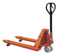 Chariot à palettes manuel hydraulique mini de 2 tonnes à trois roues avec roues en nylon PA et fourche en acier, compatible OEM