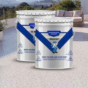 Revêtement de sol en béton époxy imperméable, application liquide par pulvérisation et rouleau, peinture de base pour toiture - Product Image 4