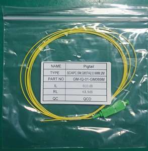 Nhà sản xuất FC/SC/<span class=keywords><strong>LC</strong></span>/ST <span class=keywords><strong>UPC</strong></span> đánh bóng Singlemode sợi quang Jumper 3m màu vàng sợi quang vá dây <span class=keywords><strong>Pigtail</strong></span> - Product Image 4