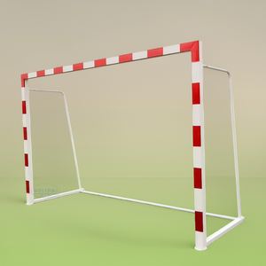 Portería de Fútbol Estándar para Competición, 5-7-11 Jugadores, Tubo Cuadrado de Aluminio Desmontable, Tamaño <span class=keywords><strong>3x2</strong></span>, Poste de Balonmano - Product Image 2