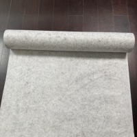 Coton auto-adhésif gris mat pour couverture de protection de sol temporaire feutre polaire pour maison de peinture