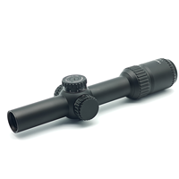 Lunette de visée optique de chasse OEM ODM 1-6X24FFP IR LPVO avec tube de 30 mm, éclairage rouge, en alliage d'aluminium, service de personnalisation, viseur télescopique