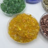 Kerikil Kaca Terrazzo Dekoratif 1-3mm 3-6mm Batu Kaca Pecah untuk Lantai Terrazzo, Plester Kolam, dan Dekorasi Taman