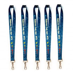 2025 Hot Selling Logo Polyester Hook Factory Wholesale Custom <b>Lanyard</b> With Neck Strap Accessory - Product Image 1