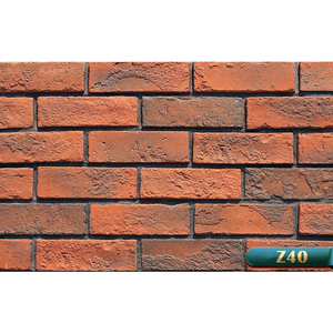 BERICH Z22 Fausse Muraille de Briques Décorative Rouge Effet Vieilli en Promotion - Product Image 6
