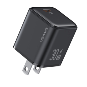 USAMS 2024 Nuovo Caricabatterie <span class=keywords><strong>Mini</strong></span> CC187 con Spina USA, PD 30W USB-C QC3.0, Caricatore Portatile Rapido Tipo C per <span class=keywords><strong>iPhone</strong></span> - Product Image 1
