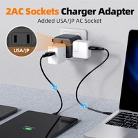 Mini-Universalsteckdose für Mehrere Länder Weltweiter Reiseadapter Konverter Reisestecker-Adapter