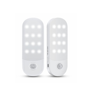 Luces LED para Debajo del Gabinete con Sensor de Luz y Movimiento Integrado, Luz de Gabinete Recargable de Litio de 500 mAh - Product Image 1