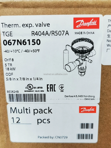 Válvula de Expansión Termostática Danfoss TGE 067N6150 R404A/R507A, Componente de Refrigeración Resistente a la Corriente Alterna - Product Image 2