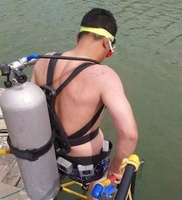 Compresor de Aire Portátil Subacuático Mini de 10L 11L 12L para Buceo, Equipo de Buceo con Tanque de Oxígeno