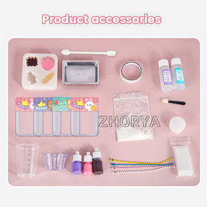 Zhorya bricolage pétrissage amusant ensemble soulagement du Stress jouet créatif à la main pincement jouet pour les jouets sensoriels Fidget de <span class=keywords><strong>Squishy</strong></span> - Product Image 5