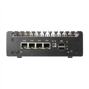 Topton solide pare-feu sans ventilateur Mini PC <span class=keywords><strong>Intel</strong></span> N100 <span class=keywords><strong>Pentium</strong></span> <span class=keywords><strong>N6005</strong></span> 4 LANs i226-V 2.5G DDR4 COM USB-C pfSense OPNsense ESXi ordinateur - Product Image 6