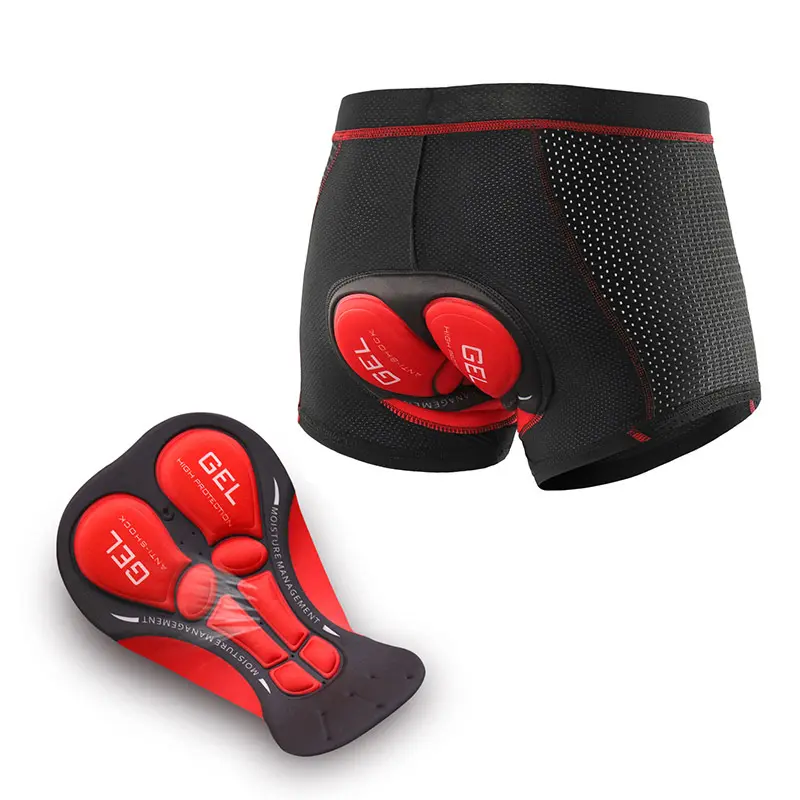Breathable Cycling Shorts Cycling Underwear 5D Gel Pad Shockproof Bicycle Underpant MTB Road Bike Underwear Man Shorts