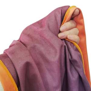 Toalla de Yoga de Doble Cara con Estampado de Gamuza, Secado Rápido, Suave, Absorbente de Sudor, Antideslizante, con Degradado de Color, Toalla Deportiva - Product Image 5