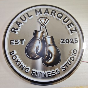 Thiết kế mới tùy chỉnh tường 3D Biểu tượng dấu hiệu 3D kim loại chữ Logo Led kênh thư dấu hiệu kinh doanh cho phòng tập thể dục và đấm bốc phòng tập thể dục - Product Image 2