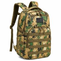 Sac à dos tactique multifonctionnel pour homme, style Molle, avec support dorsal ergonomique et poignée souple, idéal pour le cyclisme