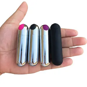 Wholesale USB Electric 10 Speeds Vibrating Bullets Adult Toys for Women Sex Mini Massager Battery Size Bullet Vibrator