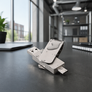 JASTER Metal Luxe USB 2.0 3.0 Type-C Flash Drive, <span class=keywords><strong>Memory</strong></span> <span class=keywords><strong>Stick</strong></span> 128 GB 64G untuk Kustomisasi Gratis - Product Image 6