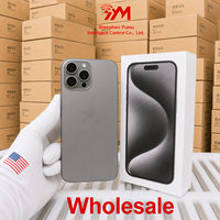 Téléphone portable 15 Pro testé en usine, IMEI propre, fournisseur en gros, performances excellentes, version mondiale
