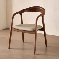 Chaise en bois massif couleur noyer moderne VL – Vente en gros de chaises en bois massif pour hôtels, meubles d'appoint, salle à manger antique