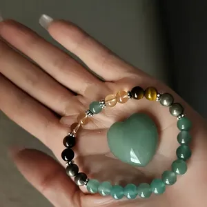 Natural Stone <b>Bracelet</b> Colorful Glass Beaded Energy Balancer Tiered Pricing Policy for Wholesalers Standardized Barcoding - Product Image 1