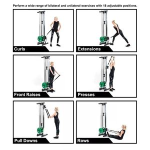 Máquina de Gimnasio Doméstico Montada en <span class=keywords><strong>Pared</strong></span> OEM - Sistema de Poleas <span class=keywords><strong>Alta</strong></span>/<span class=keywords><strong>Baja</strong></span> para Dominadas, Expansión de Pecho <span class=keywords><strong>y</strong></span> Entrenamiento de Cuerpo Completo - Product Image 5