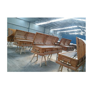 โลงศพไม้โอ๊ค ผิวธรรมชาติ แบบอเมริกัน/ยุโรป เคลือบเงาสูง ย่อยสลายได้ เป็นมิตรกับสิ่งแวดล้อม สำหรับเด็กและผู้ใหญ่ ศพได้รับการพิธีศพอย่างมีเกียรติ - Product Image 2