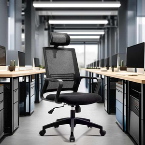 <span class=keywords><strong>Chaise</strong></span> de bureau ergonomique victorienne personnalisable <span class=keywords><strong>à</strong></span> dossier haut avec soutien lombaire pour l'école, la maison et le bureau, garantie 3 ans, rotation <span class=keywords><strong>à</strong></span> 360° - Product Image 5