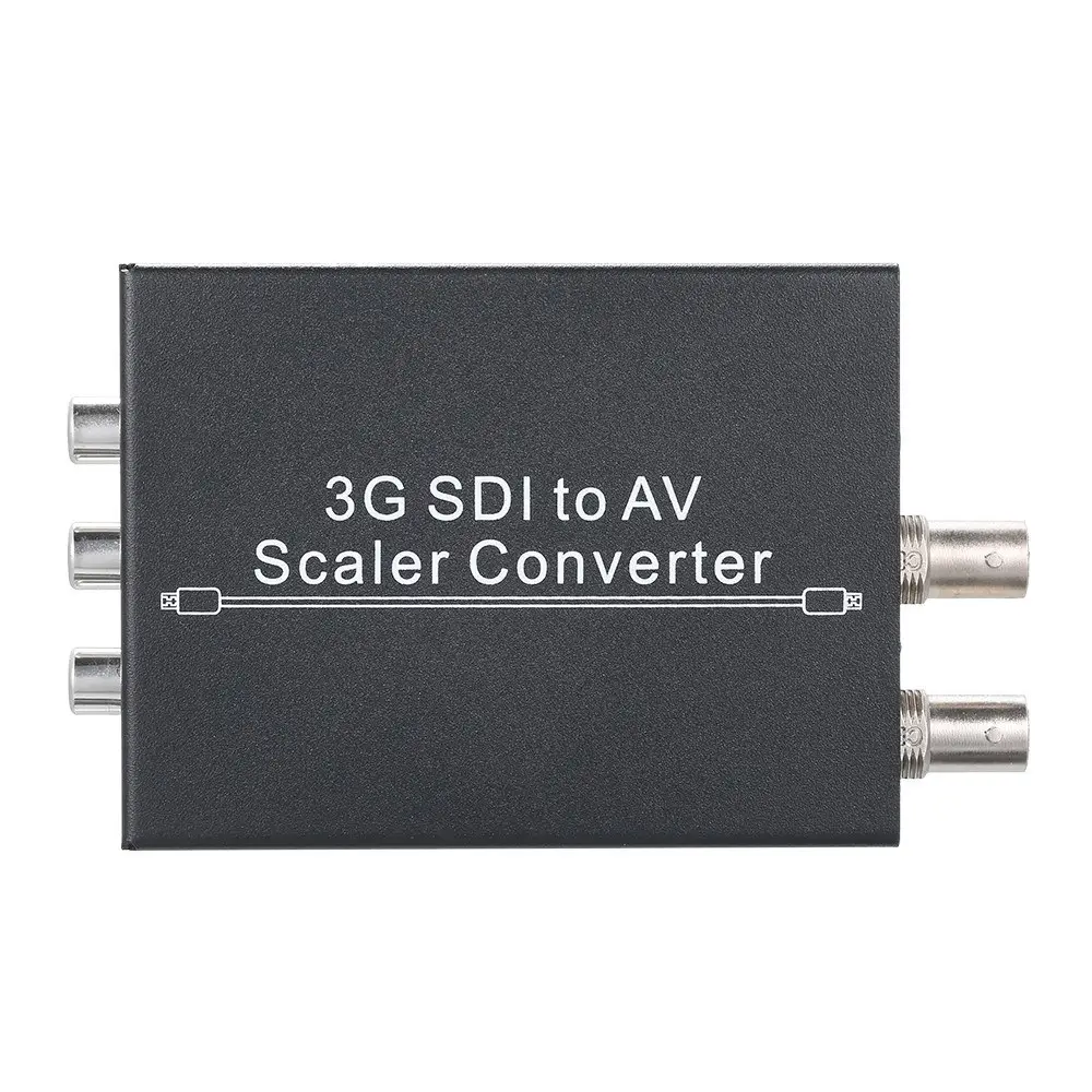 3G SDI AV 스케일러 컨버터 HD SD L/R 아날로그 스테레오 오디오 컨버터