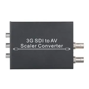 3 जी SDI करने के लिए ए वी Scaler कनवर्टर HD एसडी एल/आर एनालॉग स्टीरियो ऑडियो कनवर्टर