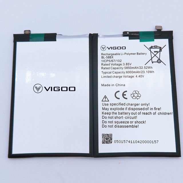 Vigoo BL-58BX Replacement Battery for Infinix Hot 9 Play / 10 Play / 11 Play / 12 Play / 20 Play / 30 Play | 6000mAh | Wholesale