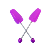 Embauchoirs en plastique de couleur personnalisée, ajustables, pour le voyage et le rangement quotidien