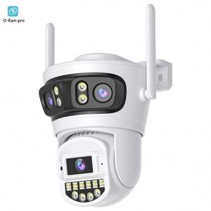 Cámara Wifi Icsee Light V380Pro <span class=keywords><strong>Camra</strong></span> Letest 5 Lente 8K 12Mp Fisheye Besder 5K 10Mp Mini Sdk Api Botslab Interno Okam Pro - Product Image 1