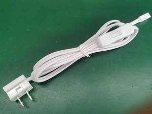 Indoor Use IP20 Polarized Female <b>Socket</b> 6A 125V Slide On SPT2 Wire Connector For Festival <b>Lights</b> - Product Image 2