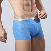 Caleçons Boxers Homme en Modal Tricoté Respirant Couleur Unie Personnalisables OEM en Gros avec Échantillon Disponible en 7 Jours