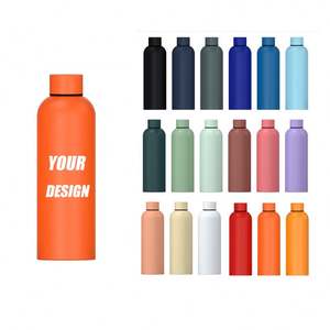 Vente en gros d'usine, thermos portable avec logo personnalisé, en acier inoxydable, pour le tourisme en plein air, grande capacité, tasse isotherme - Product Image 1