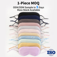 Masque de sommeil en soie de mûrier 100% de luxe pour le commerce électronique, masque de sommeil occultant pour les voyages, adapté aux cils, pour dormeurs latéraux, idéal pour les cadeaux