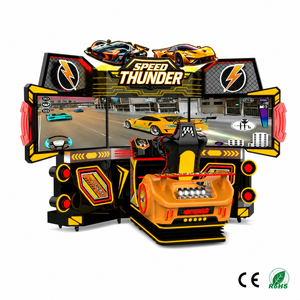 Máquina de Juego de Carreras Triple Speed Thunder de 55 Pulgadas, <span class=keywords><strong>Simulador</strong></span> de Carreras con Volante Real - Product Image 4