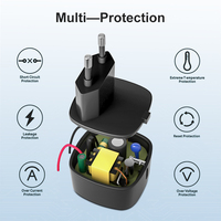 Chargeur de voyage EU Type-C 5V 1A à port unique pour iPhone et Samsung
