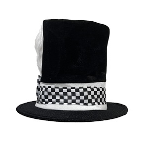 PARTYMENT Cappello da Mago Bianco con Orecchie di Coniglio Pasquale e Fiocco a Reticolo per Bambini, Ideale per Feste a Tema Fiabesco, Feste del Tè e Scenografie all'Aperto - Product Image 5