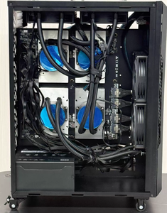 high performance 4 v100 liquid cooling workstation 32gb for deep learning all in one machine water cooling - Product Image 3