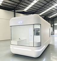 Vente de Grands Food Trucks avec Capsules en Acier Inoxydable 304 et Cuisine Complète, Remorque de Cuisine Mobile