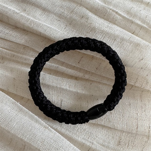 Groothandel Goedkope Stijlvolle Gevlochten Haar Veelkleurige Banden Elastische Kleur Geblokkeerd Elegant Gevlochten Geweven Stropdas Touw Voor Vrouwen Meisje - Product Image 5