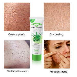 Crème exfoliante pour le corps et le visage à la vitamine E naturelle blanchissante à la pomme en marque privée en gros - Product Image 4