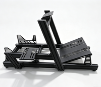 Offre Spéciale : Cockpit de Simulation de Course Inclinable en Aluminium 4080 (sans siège) pour Passionnés de Jeux de Simulation de Course PS5