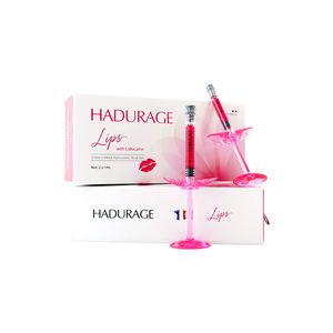 2*1ml Hadurage Red Lips Hyaluronic Acid Filler, gel <span class=keywords><strong>d</strong></span>'<span class=keywords><strong>acide</strong></span> <span class=keywords><strong>hyaluronique</strong></span> stérile injectable pour l'amélioration des lèvres, lèvres rouges et pulpeuses - Product Image 2