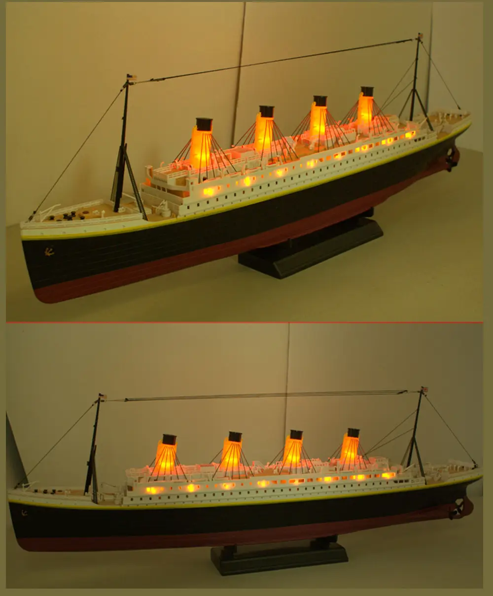 Titanic — Grand bateau classique, jouets, entièrement balancé, échelle 1:325, de Simulation, 80CM n1d 757 à 4020 RC, expédition de mer