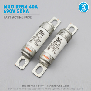 Fusible de Acción Rápida para MRO RGS4 40A 690V 50ka, Núcleo Fundido, Piezas de Aire Acondicionado HVAC, Herramientas Originales de Refrigeración VRF - Product Image 4